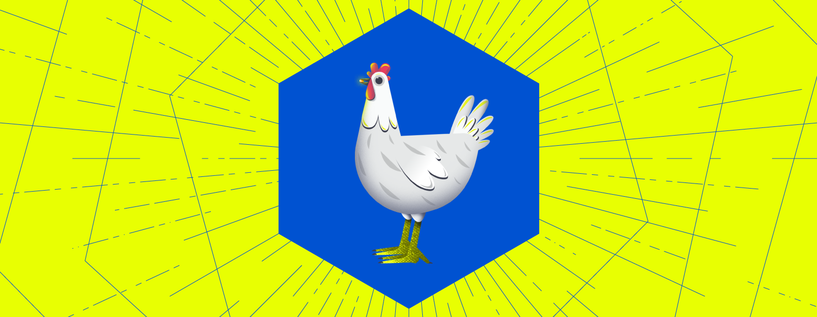 Illustrated chicken